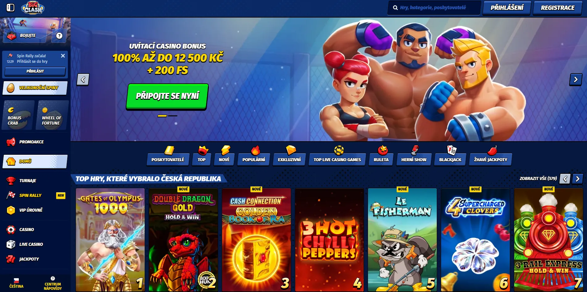 Hry a sport v nejlepší české online casino